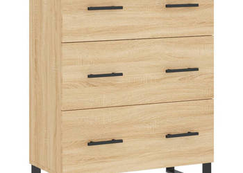 Szafka dąb sonoma 695x34x90 cm materiał drewnopochodny WM-827879