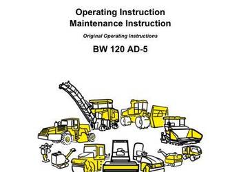 Bomag BW120-AD5 instrukcja obsługi DTR PL