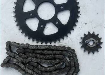 Łańcuch zębatka zębatki komplet KTM RC 125 RC 390 (15-19)