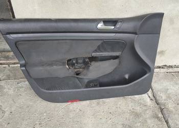 Boczek drzwiowy tapicerka drzwi lewy przedni przód VW Golf V 5