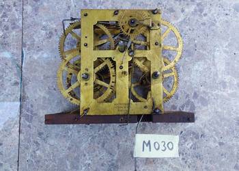 M030 Mechanizm starego zegara ściennego amerykański waterbury