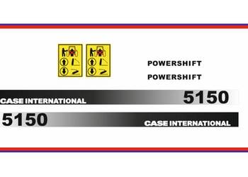 Naklejki traktor ciągnik CASE 5150 International Nalepki Naklejka