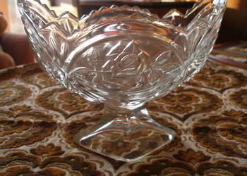 Żardiniera szklana Huta Szkła Ząbkowice