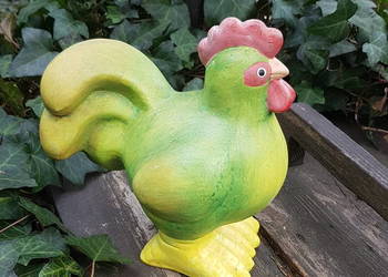 Gliniany kogut - kolorowa figurka