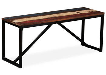 Ławka z drewna odzyskanego 110x35x45 cm WM-244901