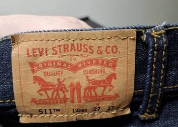 Spodnie Levi's 511 Slim Fit W27 L27 Ciemny Jeans