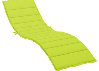 Poduszka na leżak jasnozielona 200x60x3 cm tkanina Oxford WM-314214