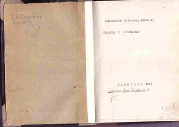 (3601) PISARZE I CZYTELNICY – BOLESŁAW BOŁSANOWSKI, LUCAS W.
