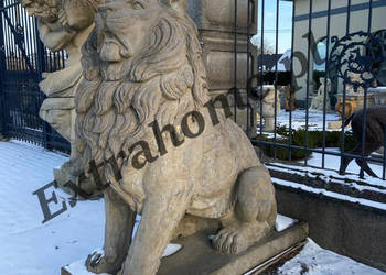 Lew pałacowy H220cm , figura z Kamienia