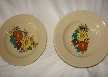 Porcelit Tułowice talerz obiadowy PRL