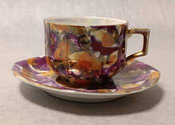 Rudolf Wachter Porcelana Duet Kolekcjonerska Filiżanka Bawaria