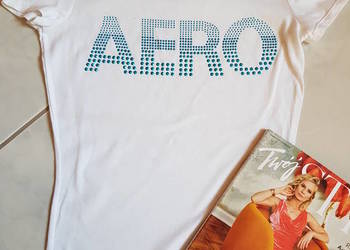 Aero, aeropopstale, usa, amerykańska, koszulka, nowa, unikat
