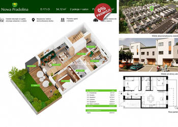 Mieszkanie Tarnów 54.12m 3 pokoje