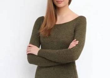 sweter khaki Top Secret