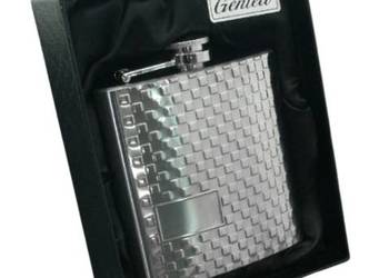 Elegancka Piersiówka ze Stali Nierdzewnej 180 ml Gentelo w Pudełku