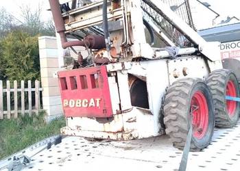 Bobcat benzyna+gaz mini koparka