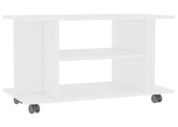 Szafka pod TV biała 80x40x45 cm materiał drewnopochodny WM-800189