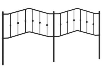 Metalowe wezgłowie czarne 193 cm WM-373826