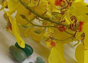 Kształt butelki 31 mm zielony Awenturyn kamień szczęścia #13