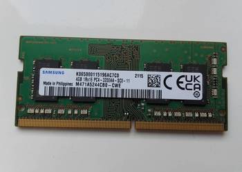 RAM Samsung DDR4 4GB laptopowa, 3200MHz, CL22, 1,2V, używana sprawna, SO-DI
