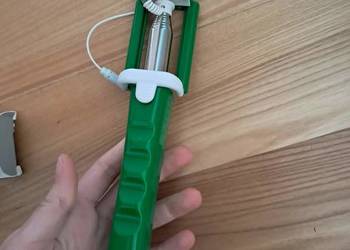 kijek do selfie monopod zielony