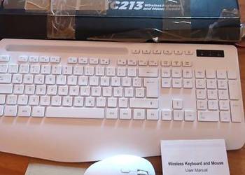 Zestaw bezprzewodowej klawiatury i myszy marki SABLUTE, model C213