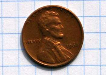 1 CENT ( ONE CENT ) 1967 ROK - USA
