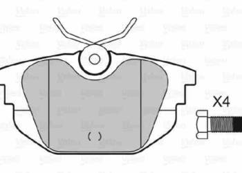 FIAT PUNTO KLOCKI HAM. TYŁ wsz. modele  09/97-09/99