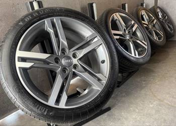 18 cali Audi A4 b9 b8 OEM oryginał felgi koła komplet z oponami 5x112 ET40