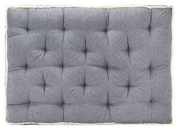 Poduszka na sofę z palet niebieska 120x80x10 cm WM-314806