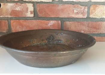 Miska metalowa mosiądzowana Taca 33 cm (709)