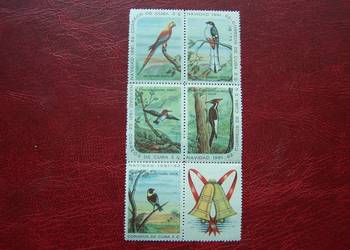 Kuba 1961 MNH Mi. 736/40 Fauna Ptaki  a