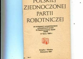 Statut Polskiej Zjednoczonej Partii Robotniczej