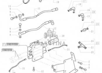 New Holland T6010 Rozdzielacz 87324662