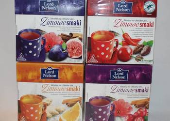 Herbata Lord Nelson zimowe smaki śliwka cynamon żurawina figa
