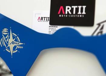 Forkshield METAL AfricaTwin 1000 DG DAK BLUE