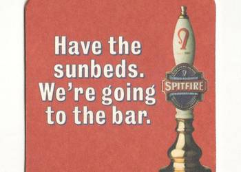 Spitftre - podstawka do piwa.Nr. 3.