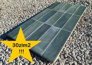 Wyprzedaż !! Płytki Ścienne MOHA GREEN BRICKS   30x60