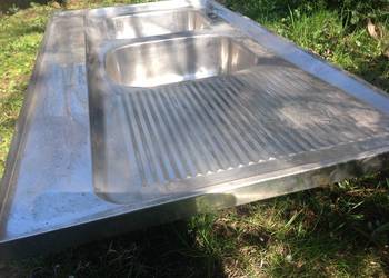 Zlewozmywak Dwukomorowy z Ociekaczem ze Stali Nierdzewnej