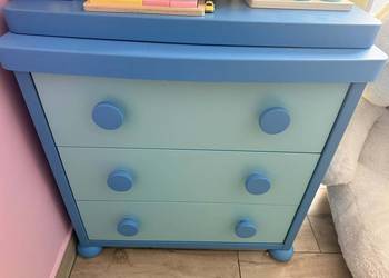 Komoda Ikea niebieska 3 szuflady