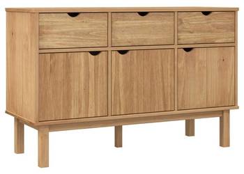 vidaXL Szafka OTTA, 114x43x73,5 cm, lita sosna(SKU:351297)