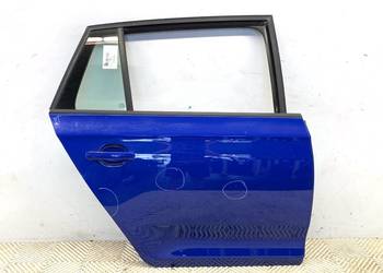 DRZWI PRAWY TYŁ SKODA RAPID Hatchback NIEBIESKI