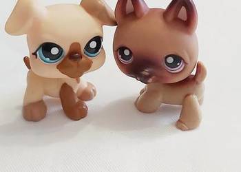 2 pieski Zestaw LPS i Hasbro