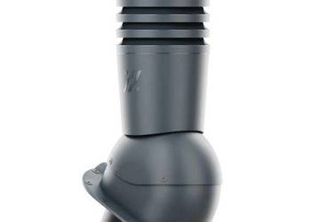 Kominek wentylacyjny Ecoline do blachodachówki profil M fi 125mm antracytow