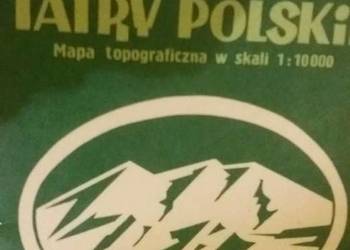 Tatry polskie mapa topograficzna kolekcje unikaty