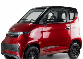 skuter elektryczny zabudowany z dachem MICRO CAR BILI BIKE SIGMA 4 GEL red