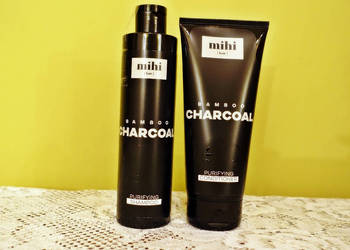 Szampon 250 ml + odżywka 200 ml Bamboo Charcoal Mihi