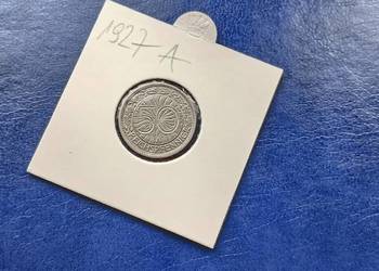 Stare monety 50 pfennig 1927 A Niemcy Stare monety 50 pfennig 1927 A Niemcy