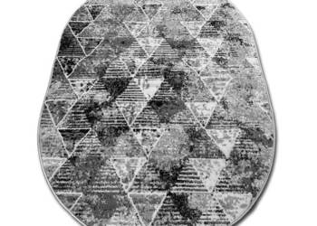 DYWAN OWALNY 160X230 GĘSTY WŁOS LAILA 15750 GREY NOWOCZESNY MIĘKKIE RUNO