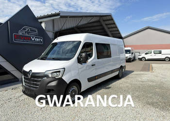 Renault Master max L3H2 7 osobowy brygadówka lift doka 11tys.km!!! pełna o…